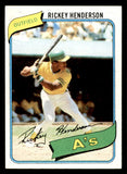 1980 Topps Baseball #482 Rickey Henderson A's EX-MT 541641