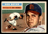 1956 Topps Baseball #014 Ken Boyer Cardinals VG-EX Gray 541642