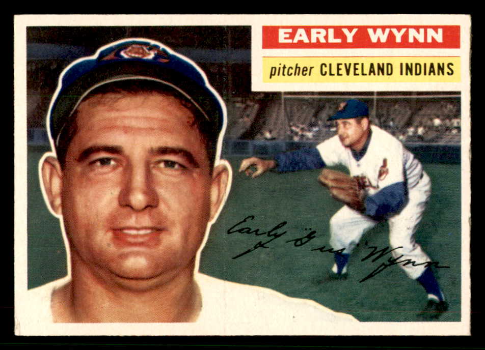 1956 Topps Baseball #187 Early Wynn Indians EX 541646