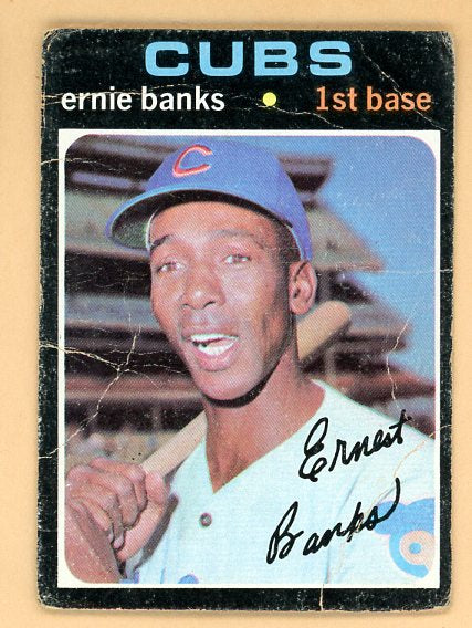 1971 Topps Baseball #525 Ernie Banks Cubs FR-GD 541650