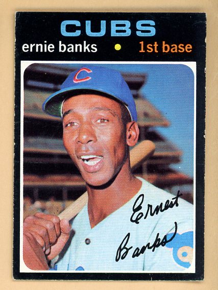 1971 Topps Baseball #525 Ernie Banks Cubs EX+/EX-MT 541651