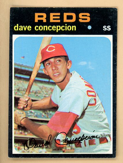 1971 Topps Baseball #014 Dave Concepcion Reds EX 541655