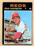 1971 Topps Baseball #014 Dave Concepcion Reds EX 541656