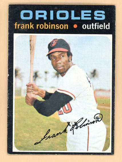 1971 Topps Baseball #640 Frank Robinson Orioles EX 541662