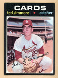 1971 Topps Baseball #117 Ted Simmons Cardinals EX-MT 541663