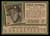 1971 Topps Baseball #230 Willie Stargell Pirates GD-VG 541665