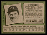 1971 Topps Baseball #100 Pete Rose Reds EX 541666