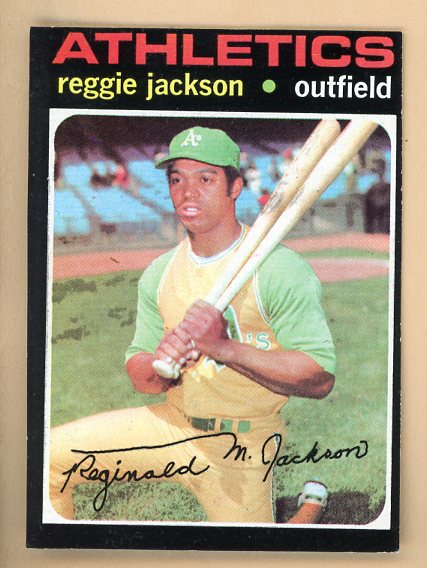 1971 Topps Baseball #020 Reggie Jackson A's GD-VG 541673