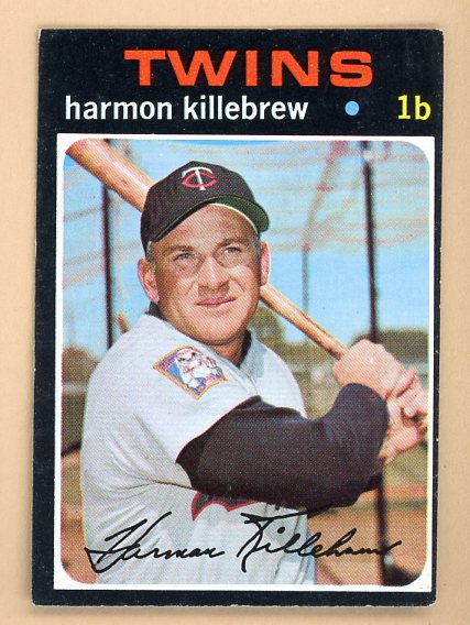 1971 Topps Baseball #550 Harmon Killebrew Twins EX 541675