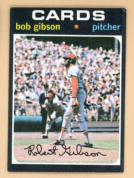 1971 Topps Baseball #450 Bob Gibson Cardinals EX 541677