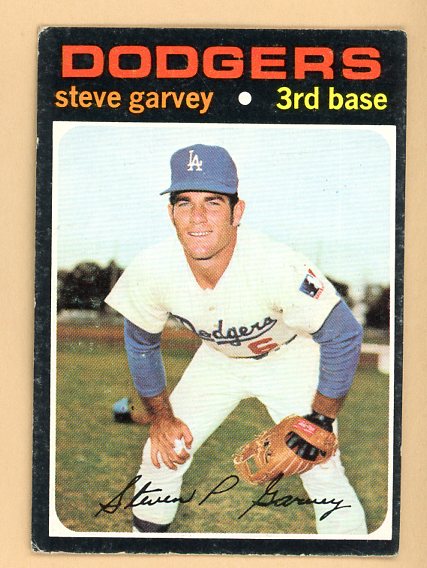 1971 Topps Baseball #341 Steve Garvey Dodgers EX 541681