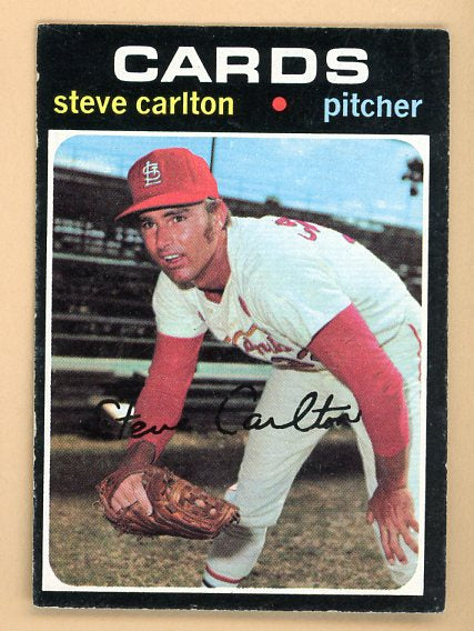 1971 Topps Baseball #055 Steve Carlton Cardinals EX 541684