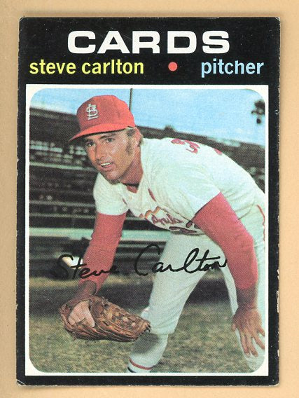 1971 Topps Baseball #055 Steve Carlton Cardinals EX 541685