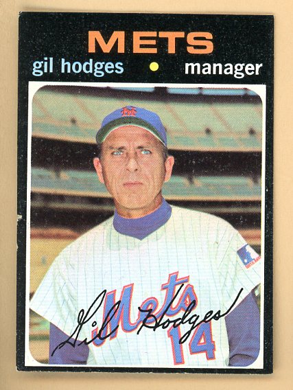 1971 Topps Baseball #183 Gil Hodges Mets EX 541691