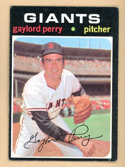 1971 Topps Baseball #140 Gaylord Perry Giants EX 541699