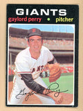 1971 Topps Baseball #140 Gaylord Perry Giants EX 541699