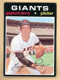 1971 Topps Baseball #140 Gaylord Perry Giants EX 541700