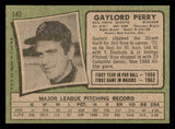 1971 Topps Baseball #140 Gaylord Perry Giants EX+/EX-MT 541701