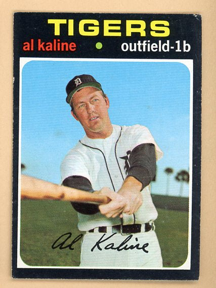 1971 Topps Baseball #180 Al Kaline Tigers EX+/EX-MT 541702