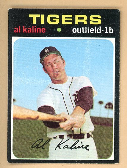 1971 Topps Baseball #180 Al Kaline Tigers EX 541703