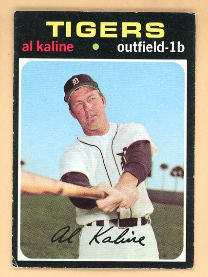 1971 Topps Baseball #180 Al Kaline Tigers EX 541704