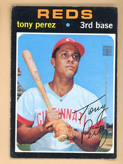 1971 Topps Baseball #580 Tony Perez Reds EX 541705