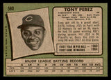 1971 Topps Baseball #580 Tony Perez Reds EX 541705