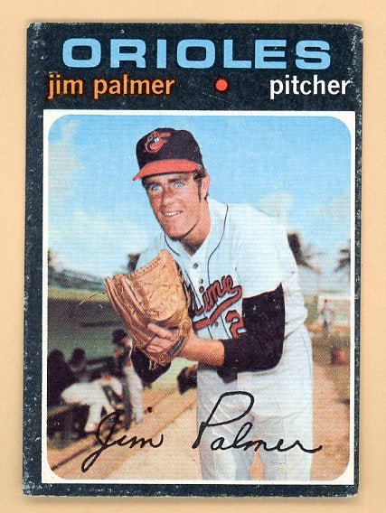 1971 Topps Baseball #570 Jim Palmer Orioles VG 541710