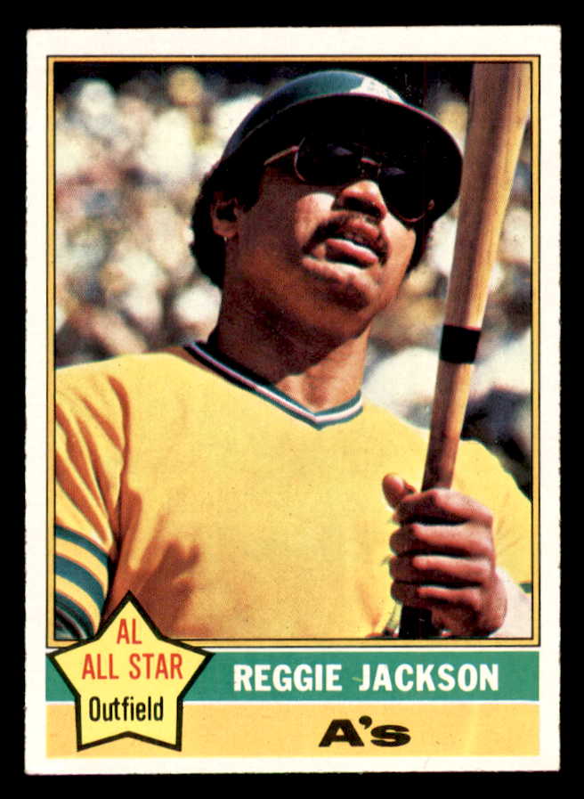1976 Topps Baseball #500 Reggie Jackson A's EX+/EX-MT 541711