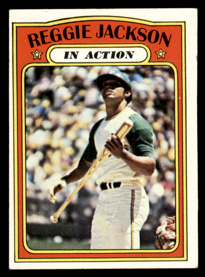 1972 Topps Baseball #436 Reggie Jackson IA A's NR-MT 541713