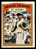 1972 Topps Baseball #436 Reggie Jackson IA A's NR-MT 541713