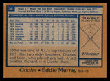 1978 Topps Baseball #036 Eddie Murray Orioles EX+/EX-MT 541717
