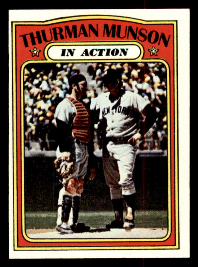 1972 Topps Baseball #442 Thurman Munson IA Yankees NR-MT 541733