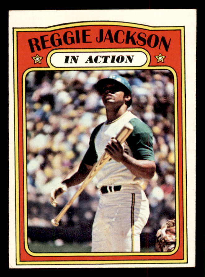 1972 Topps Baseball #436 Reggie Jackson IA A's NR-MT 541734