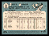 2014 Topps Baseball Heritage #400 Bryce Harper Nationals EX-MT Red 541740