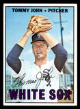 1967 Topps Baseball #609 Tommy John White Sox EX 541745