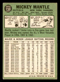 1967 Topps Baseball #150 Mickey Mantle Yankees VG 541748