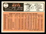 1966 Topps Baseball #001 Willie Mays Giants VG 541755