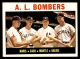 1964 Topps Baseball #331 Mickey Mantle Al Kaline Roger Maris EX+/EX-MT 541763