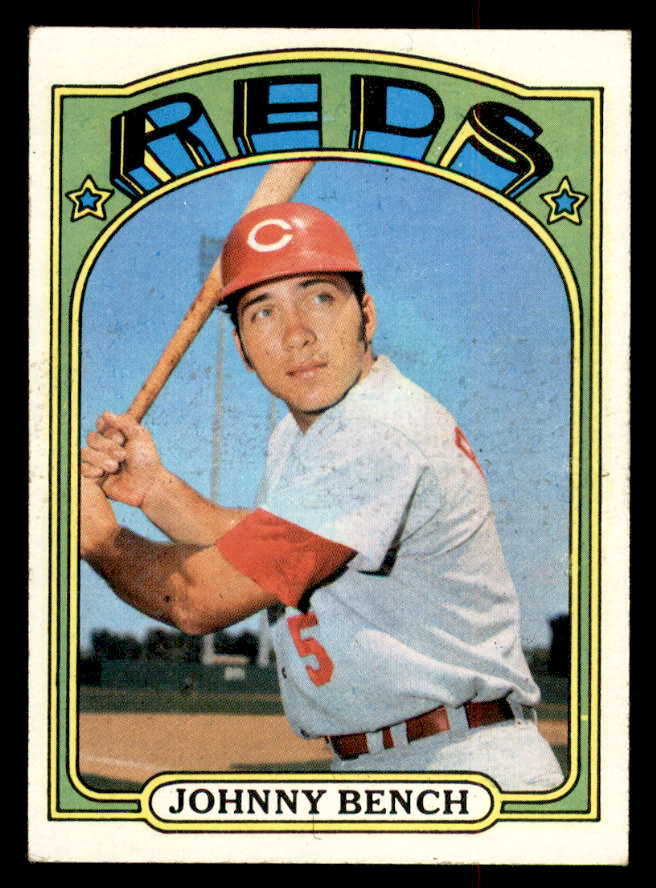 1972 Topps Baseball #433 Johnny Bench Reds EX+/EX-MT 541770
