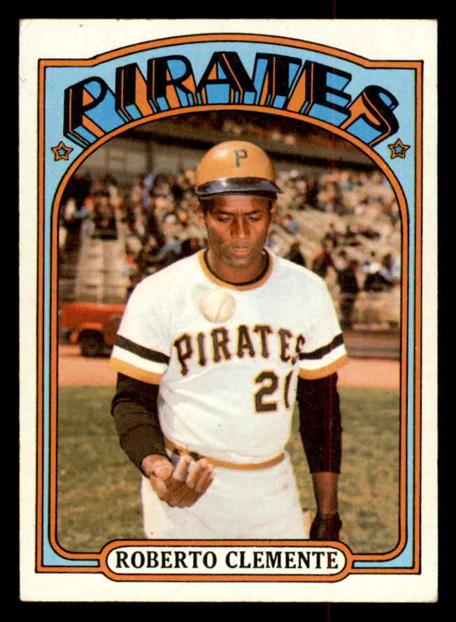 1972 Topps Baseball #309 Roberto Clemente Pirates EX+/EX-MT 541780