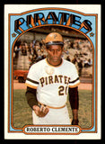 1972 Topps Baseball #309 Roberto Clemente Pirates EX+/EX-MT 541780