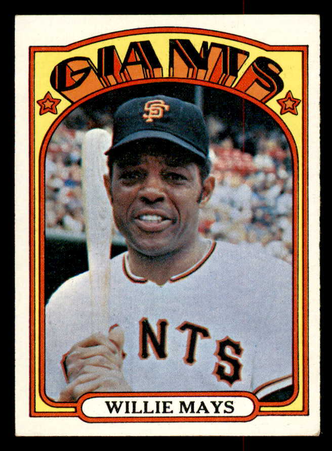 1972 Topps Baseball #049 Willie Mays Giants EX+/EX-MT 541781