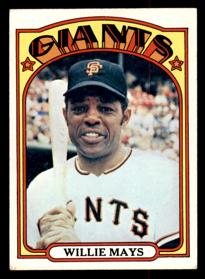 1972 Topps Baseball #049 Willie Mays Giants EX+/EX-MT 541782