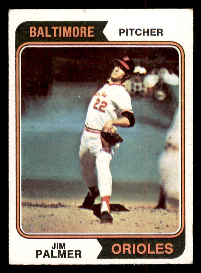 1974 Topps Baseball #040 Jim Palmer Orioles EX+/EX-MT 541783