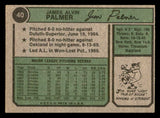1974 Topps Baseball #040 Jim Palmer Orioles EX+/EX-MT 541783