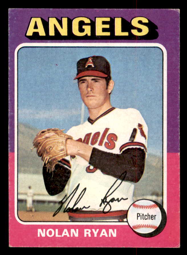 1975 Topps Baseball #500 Nolan Ryan Angels EX+/EX-MT 541784