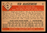 1953 Bowman Color Baseball #062 Ted Kluszewski Reds EX+/EX-MT 541785