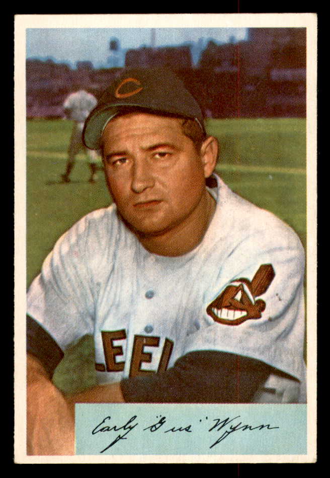 1954 Bowman Baseball #164 Early Wynn Indians EX+/EX-MT 541790