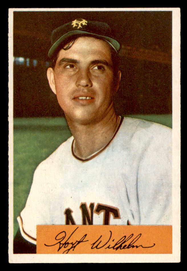 1954 Bowman Baseball #057 Hoyt Wilhelm Giants EX 541796